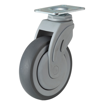 plate swivel silence TPR casters