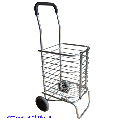 Aluminium basket shopping cart
